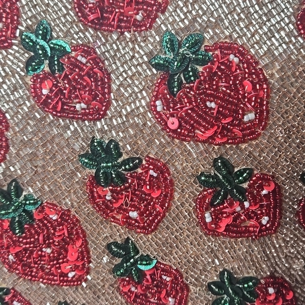 NWT Indian Beated Straberry Bag - Picture 3 of 7